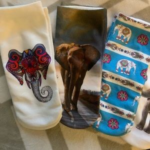 6 pair of elephant socks